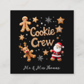 Cookieクルーに参加する究極のクリスマス スクエア名刺 (正面)