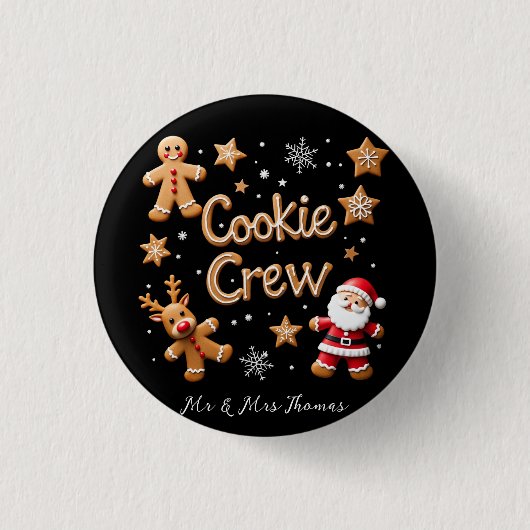 Cookieクルーに参加する究極のクリスマス 缶バッジ (正面)