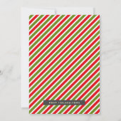 Cookieココアクリスマスバースデーパーティーへの招待 招待状 (裏面)