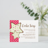 Cookieスワップパーティーポストカード インビテーションポストカード (スタンド正面)