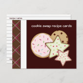 Cookieスワップレシピカード ポストカード (正面/裏面)