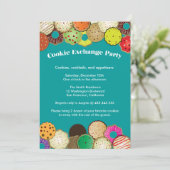 Cookieスワップ交換パーティの招待状 招待状 (スタンド正面)