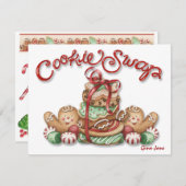 Cookieスワップ招待状- SRF 招待状 (正面/裏面)