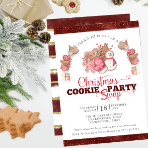 Cookieスワップ、Cookie交換クリスマスパーティー 招待状