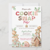 CookieスワップChristmas Cookie Gingerbread 招待状 (正面)