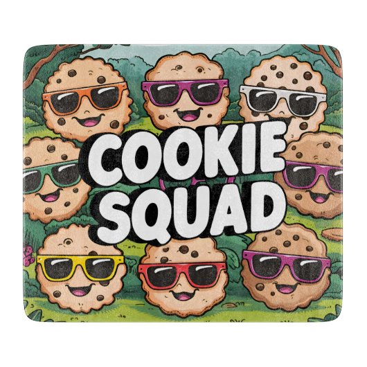 Cookieチーム カッティングボード (正面)