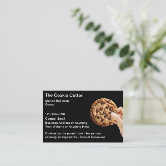 Cookieテーマ名刺 名刺 (スタンド正面)