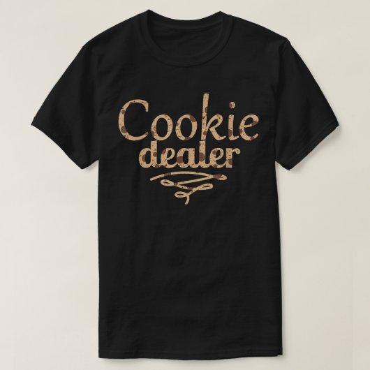 Cookieディーラー、男性の女性、ベーキング料理、ペストリーC Tシャツ (デザイン正面)