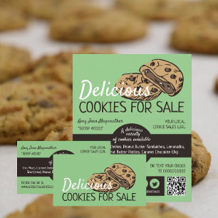 Cookieデザイン、Cookieの販売資金調達 チラシ