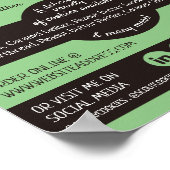 Cookieデザイン、Cookieの販売資金調達 ポスター (角)