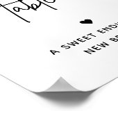 Cookieバー記号 |の結婚Cookieテーブルの署名 ポスター (角)