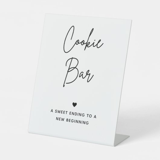 Cookieバー記号 |の結婚Cookieテーブルの署名 台座サイン (正面)