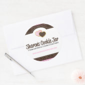 Cookieパッケージのシール ラウンドシール (封筒)