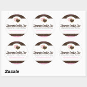 Cookieパッケージのシール ラウンドシール (シート)