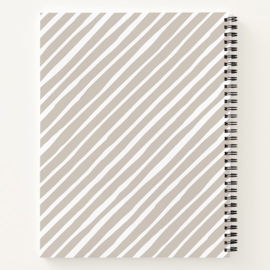 Cookieパーソナライズされたベーキングレシピ ノートブック (裏面)