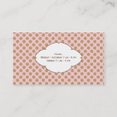 Cookieフォトベーカリー名刺 名刺 (裏面)