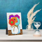 Cookieブーケのプラークの修正 フォトプラーク (側面)