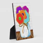 Cookieブーケのプラークの修正 フォトプラーク (側面)