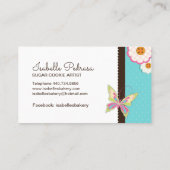 Cookieベーカリーお洒落名刺 名刺 (裏面)