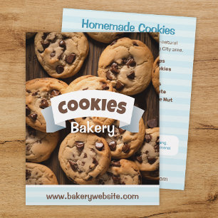 Cookieベーカリーメニューフライヤーテンプレート チラシ