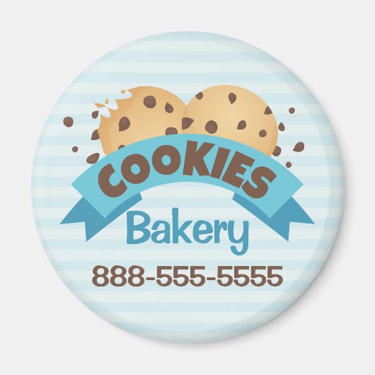 Cookieベーカリー円磁石 マグネット (正面)