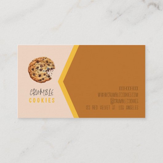 Cookieベーカリー 名刺 (裏面)