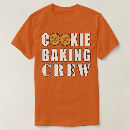 Cookieベーキングクおもしろいルー988 Tシャツ (デザイン正面)
