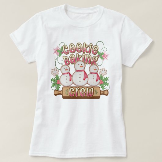 Cookieベーキングクルー Tシャツ (デザイン正面)