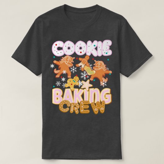 CookieベーキングクルーAuthentic Christmas Baker Team Tシャツ (デザイン正面)