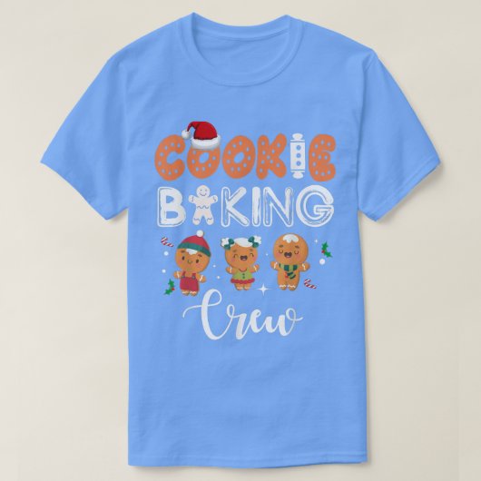 CookieベーキングクルーChristmas Gingerbread Team Tシャツ (デザイン正面)
