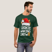 CookieベーキングクルーChristmas Santa Familyチーム Tシャツ (正面フル)