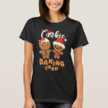 CookieベーキングクルーChristmas Santa Familyチーム Tシャツ<br><div class="desc">CookieベーキングクルーChristmas Santa Family Gingerbread Team</div>