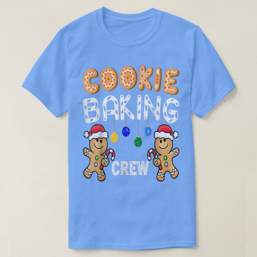 CookieベーキングクルーGingerbreadクリスマスコスチュームp Tシャツ (デザイン正面)