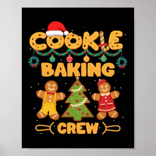 Cookieベーキングチームクルークリスマスファミリーマッチンググループ ポスター