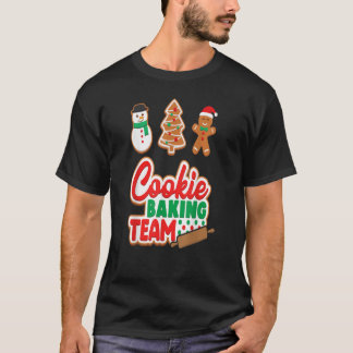 Cookieベーキングチームシャツクルークリスマスファミリーマッチング Tシャツ