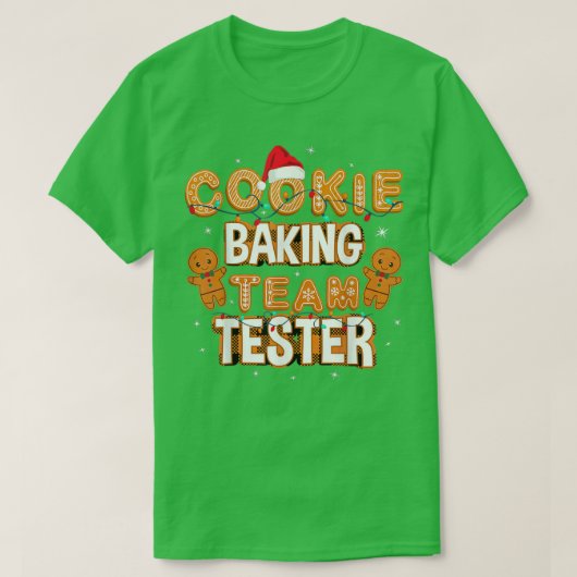Cookieベーキングチームテスタークリスマス1126 Tシャツ (デザイン正面)