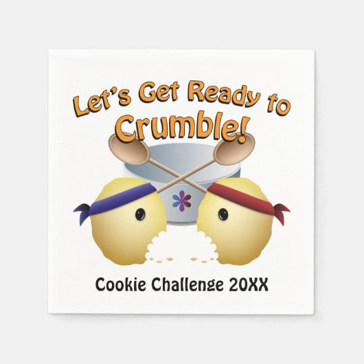 Cookieベーキング競合 スタンダードカクテルナプキン (正面)