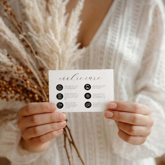 Cookieミニマ気にリストフラットサンキューカード 名刺