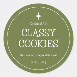 Cookieラベル、ヨーグルト・ラベル、体・バター・ラベル、 ラウンドシール