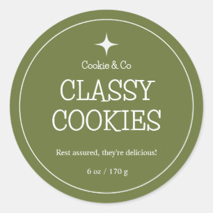 Cookieラベル、ヨーグルト・ラベル、体・バター・ラベル、 ラウンドシール