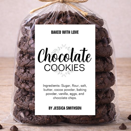 Cookieラベル CK011tr お好きな文言を フードラベル