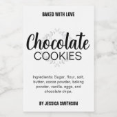 Cookieラベル CK011tr お好きな文言を フードラベル (シングルラベル)