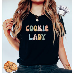 CookieレディカラフルーのTシャツ Tシャツ