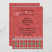 Cookie交換の招待 招待状 (正面/裏面)