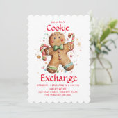 Cookie交換パーティの招待状ユーカスタマイズ 招待状 (スタンド正面)