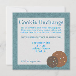 Cookie交換パーティの招待状 招待状