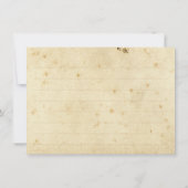 Cookie交換レシピカード招待状 招待状 (裏面)