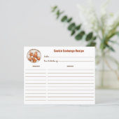 Cookie交換素朴レシピカード (スタンド正面)