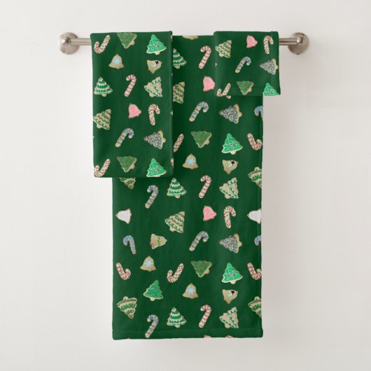 Cookie切り出しパターンスタイル2 バスタオルセット (インサイチュ)