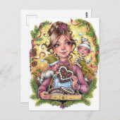 Cookie小人はがき ポストカード (正面/裏面)